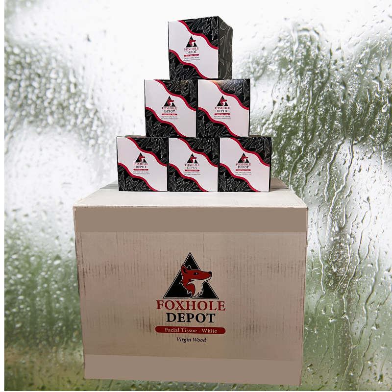 Facial Tissues, 2-Ply, White- 36 Box Case