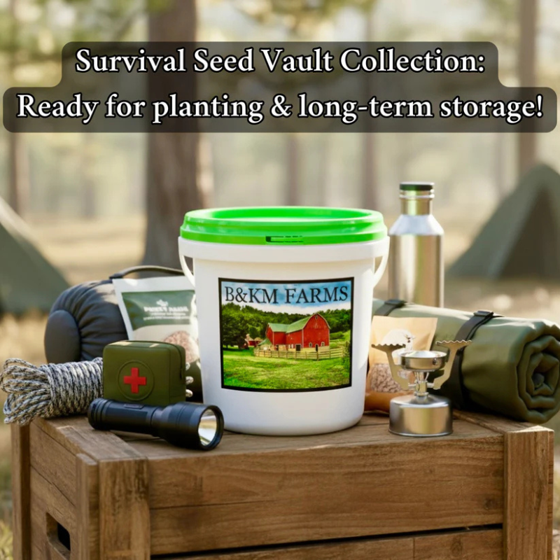 50 Vegetable Seed Packet Vault: 50,000 Heirloom Seeds - Image 4